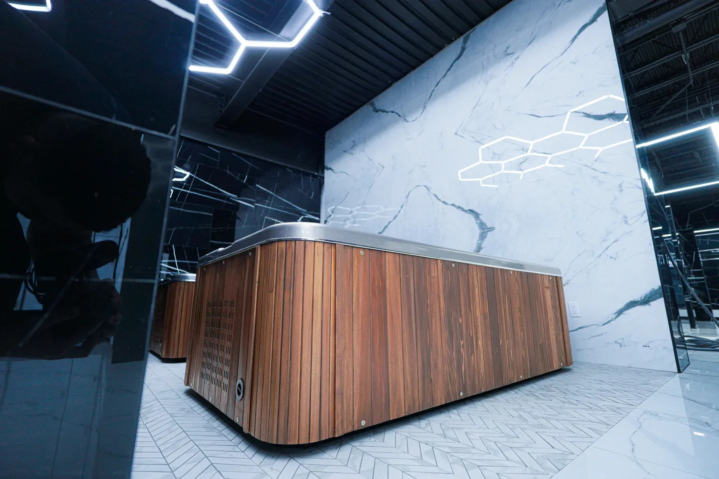 Recovery tubs at Fusion Gyms