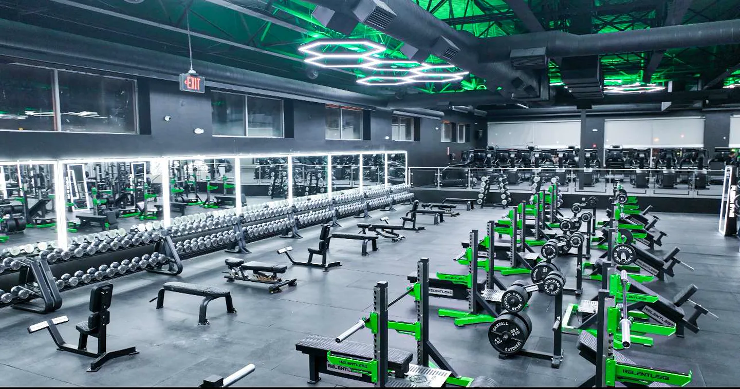Strength training equipment at Fusion Gyms South Philadelphia